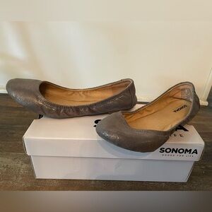 Sonoma Pewter Ballet Shoe Size 9